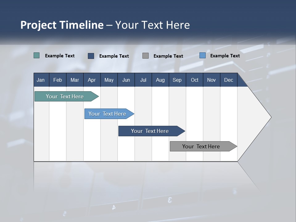 A Sound Board With Many Knobs On It PowerPoint Template