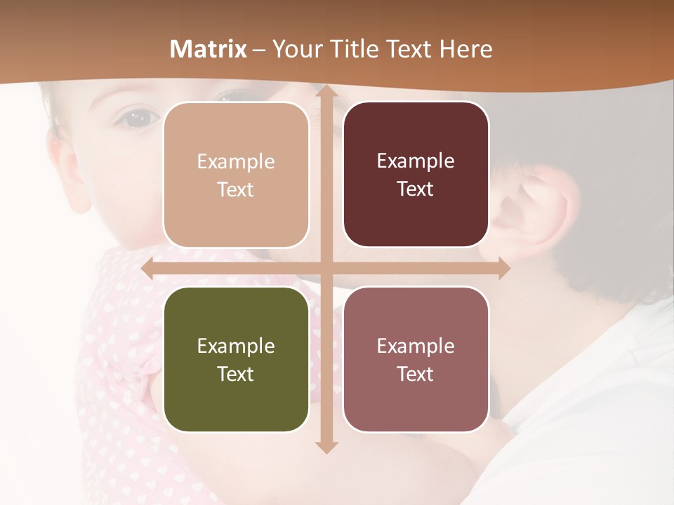 A Man Kissing A Baby On The Cheek PowerPoint Template