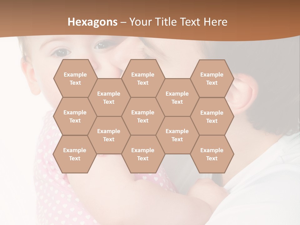 A Man Kissing A Baby On The Cheek PowerPoint Template