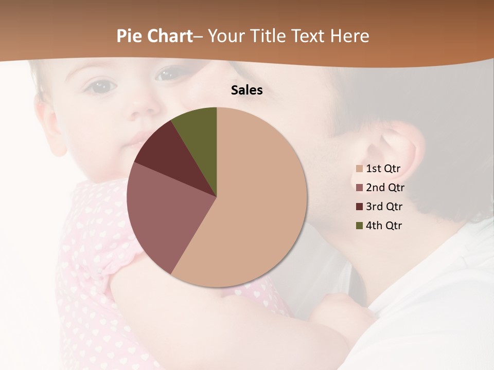 A Man Kissing A Baby On The Cheek PowerPoint Template