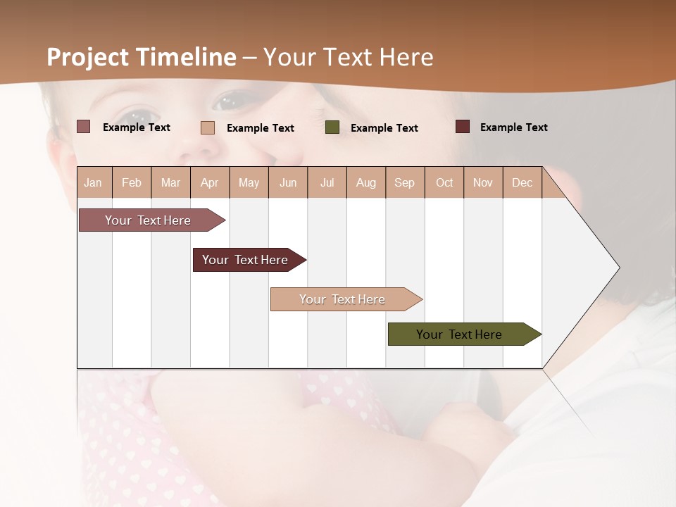 A Man Kissing A Baby On The Cheek PowerPoint Template