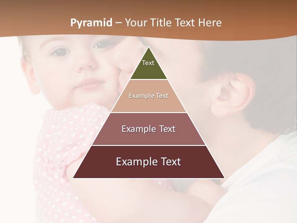 A Man Kissing A Baby On The Cheek PowerPoint Template
