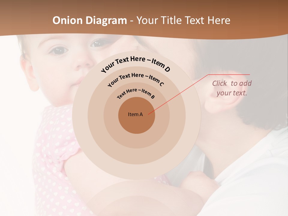A Man Kissing A Baby On The Cheek PowerPoint Template