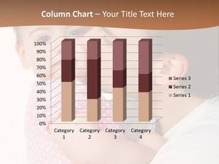 A Man Kissing A Baby On The Cheek PowerPoint Template