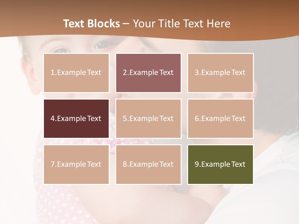 A Man Kissing A Baby On The Cheek PowerPoint Template