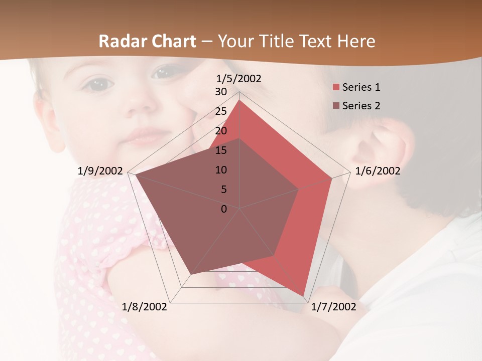 A Man Kissing A Baby On The Cheek PowerPoint Template