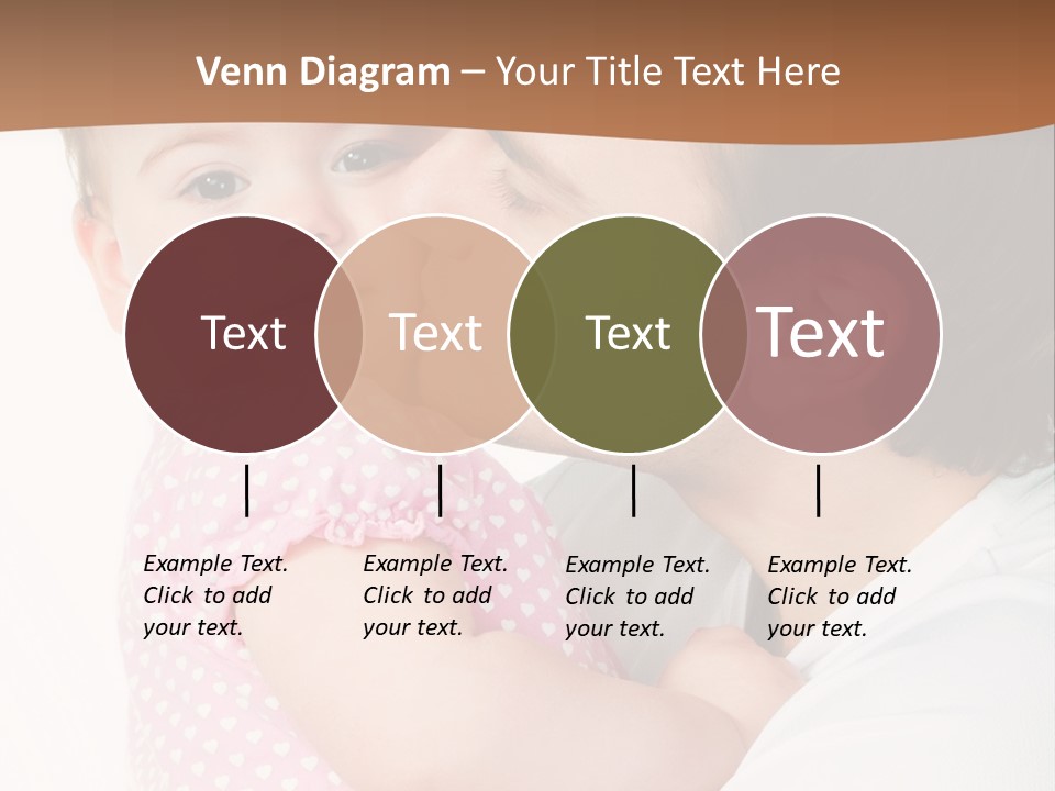 A Man Kissing A Baby On The Cheek PowerPoint Template