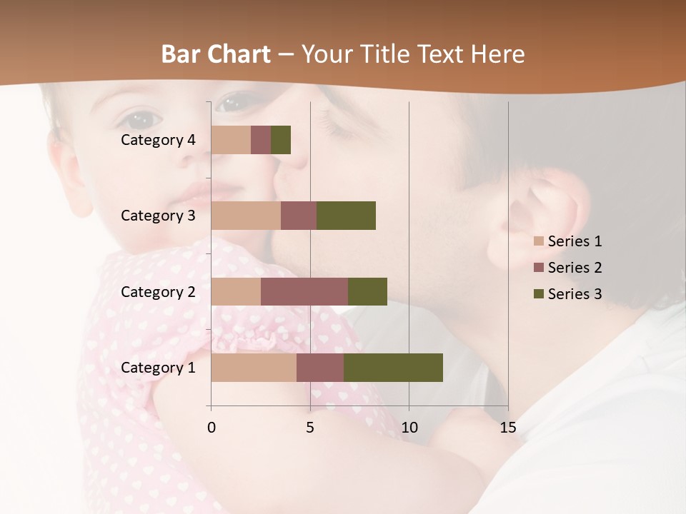 A Man Kissing A Baby On The Cheek PowerPoint Template