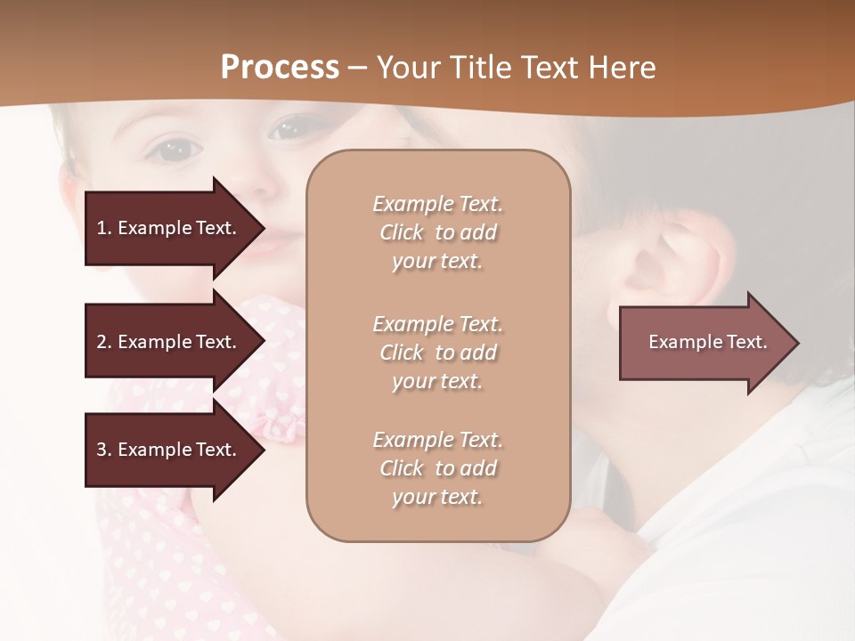A Man Kissing A Baby On The Cheek PowerPoint Template