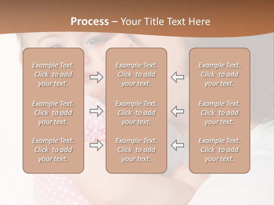 A Man Kissing A Baby On The Cheek PowerPoint Template