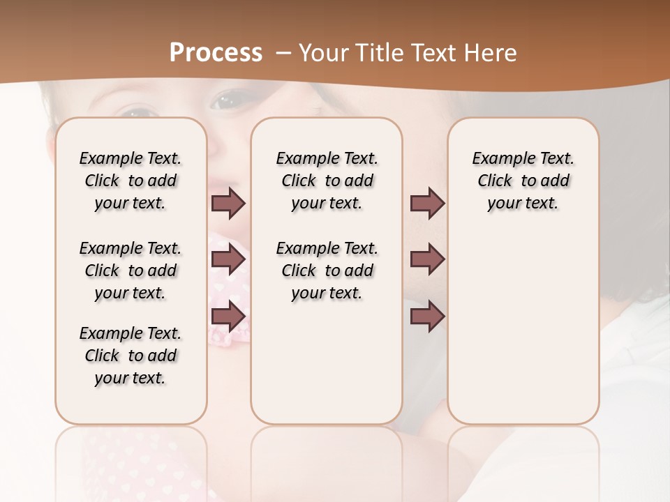A Man Kissing A Baby On The Cheek PowerPoint Template