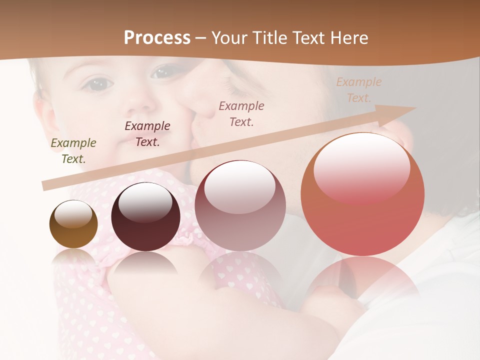A Man Kissing A Baby On The Cheek PowerPoint Template