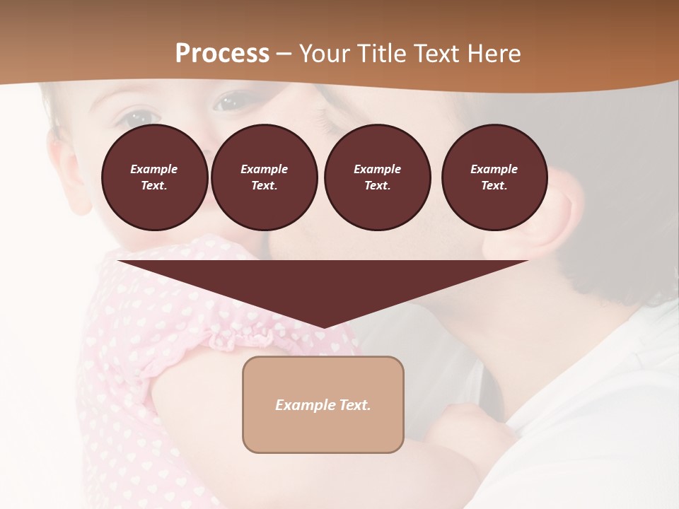 A Man Kissing A Baby On The Cheek PowerPoint Template