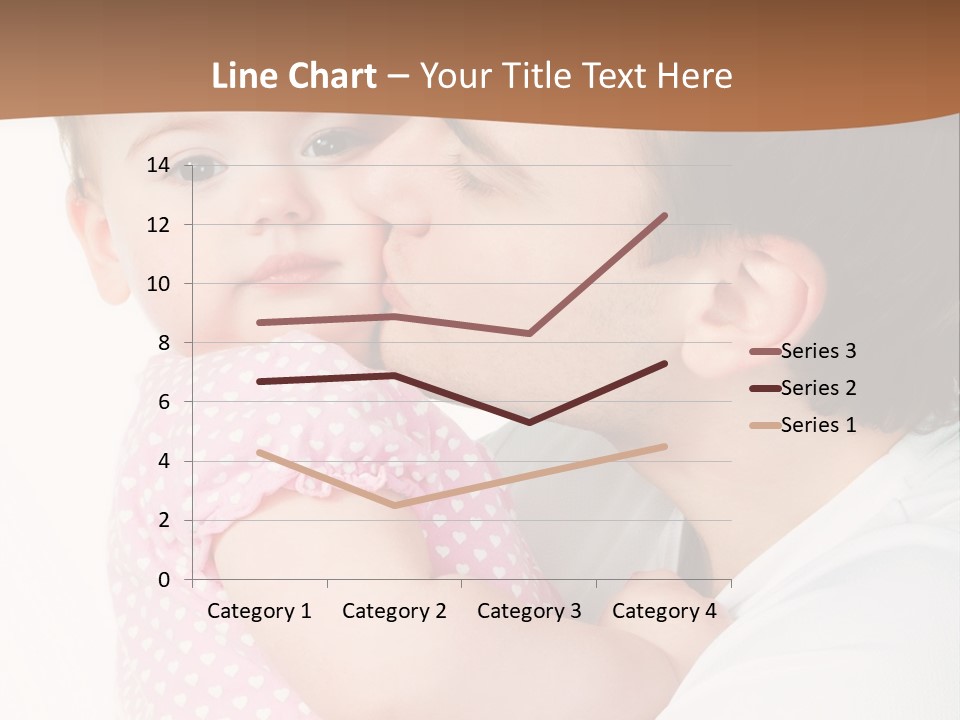 A Man Kissing A Baby On The Cheek PowerPoint Template