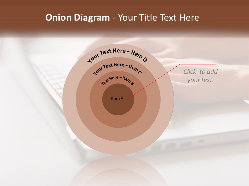 A Person Typing On A Laptop Computer PowerPoint Template