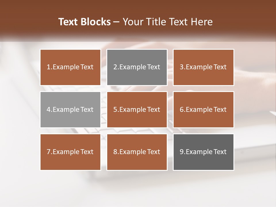 A Person Typing On A Laptop Computer PowerPoint Template