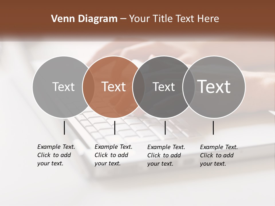 A Person Typing On A Laptop Computer PowerPoint Template