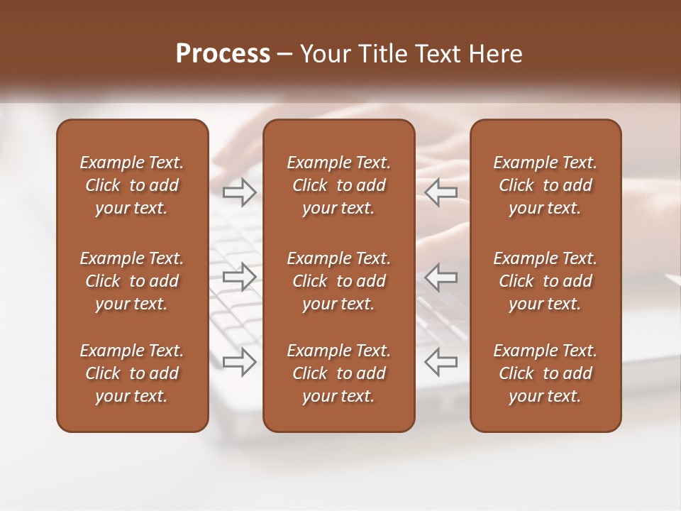 A Person Typing On A Laptop Computer PowerPoint Template