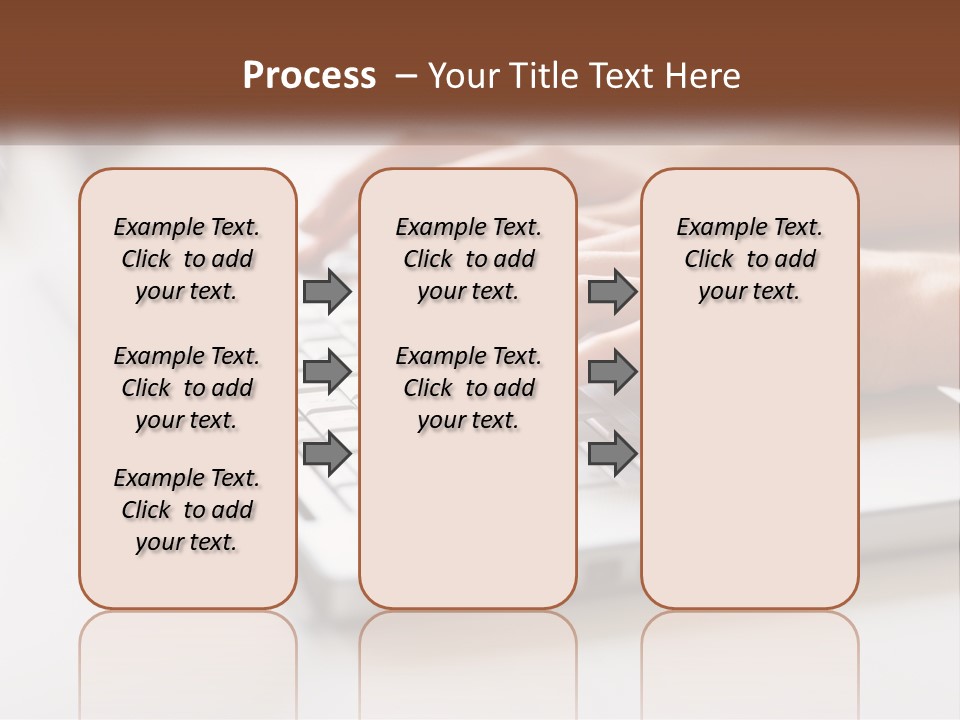 A Person Typing On A Laptop Computer PowerPoint Template