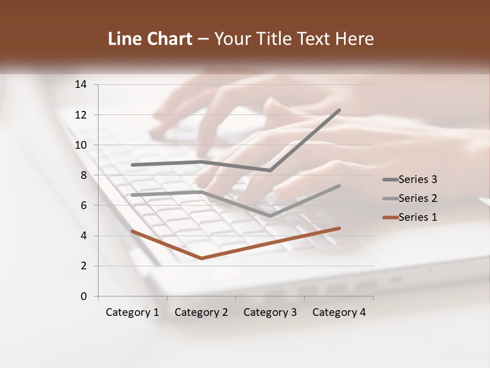 A Person Typing On A Laptop Computer PowerPoint Template