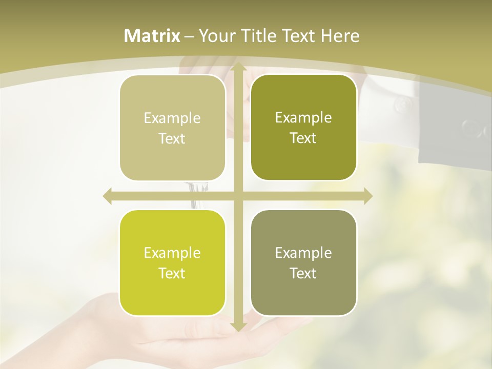 A Person Handing A Key To Another Person PowerPoint Template
