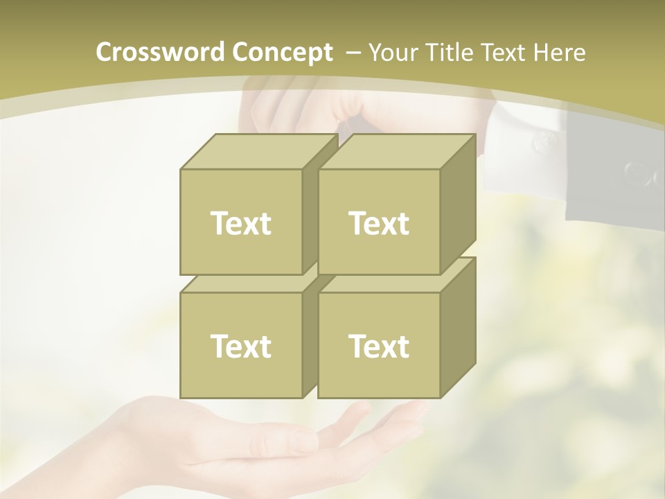 A Person Handing A Key To Another Person PowerPoint Template