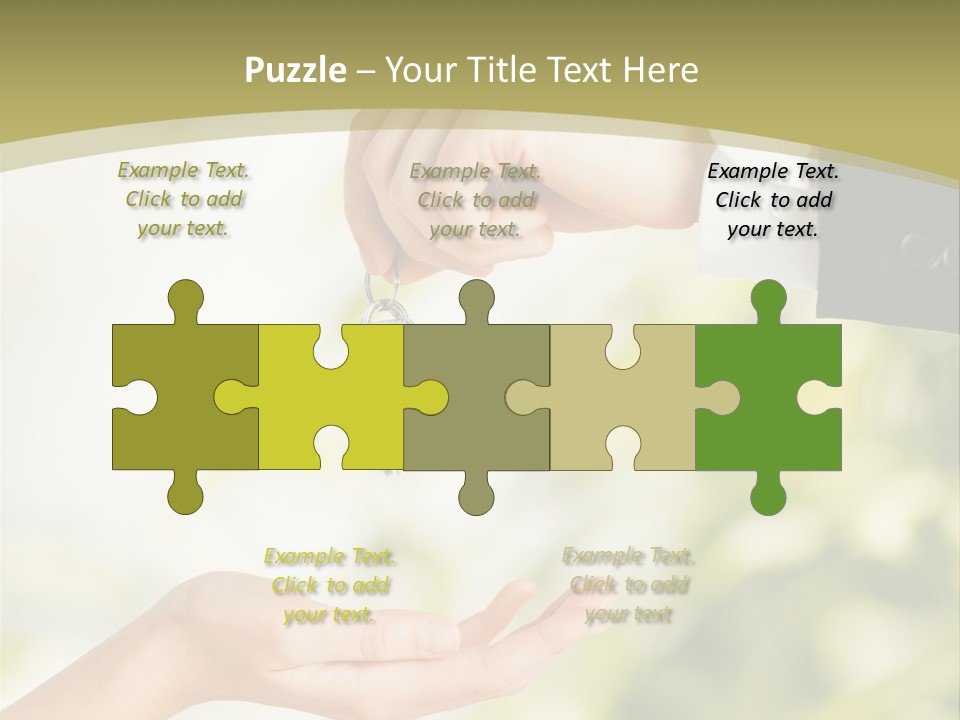 A Person Handing A Key To Another Person PowerPoint Template
