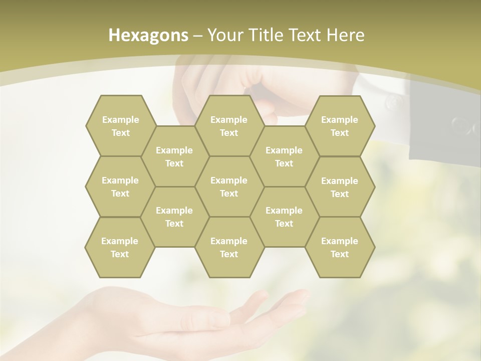 A Person Handing A Key To Another Person PowerPoint Template