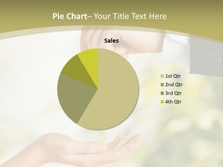 A Person Handing A Key To Another Person PowerPoint Template