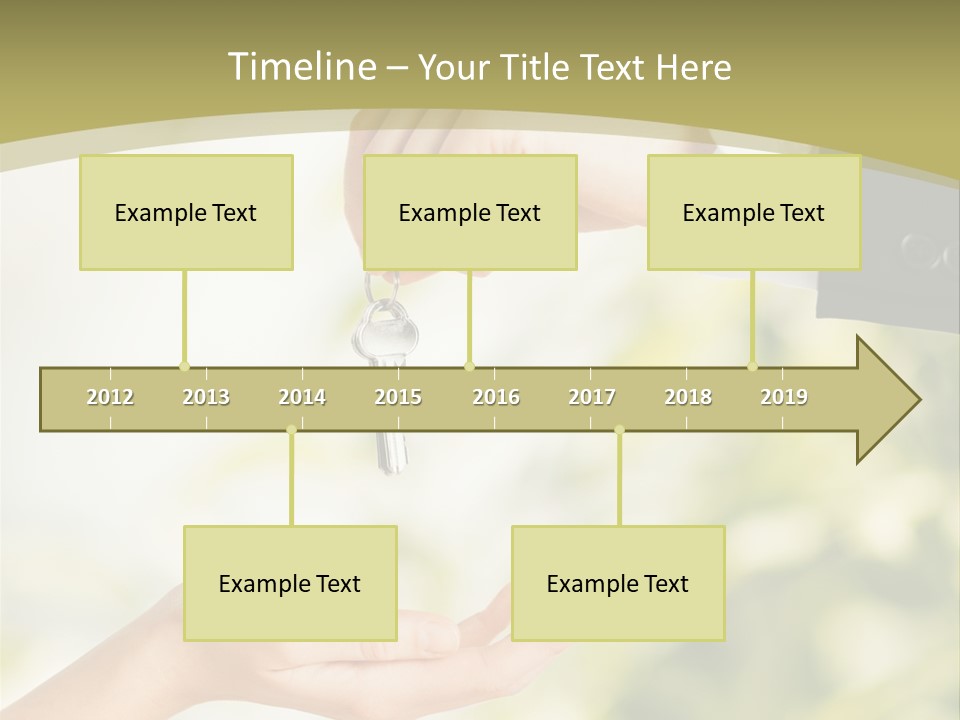 A Person Handing A Key To Another Person PowerPoint Template