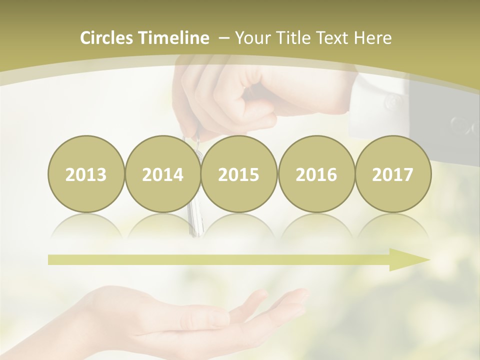A Person Handing A Key To Another Person PowerPoint Template
