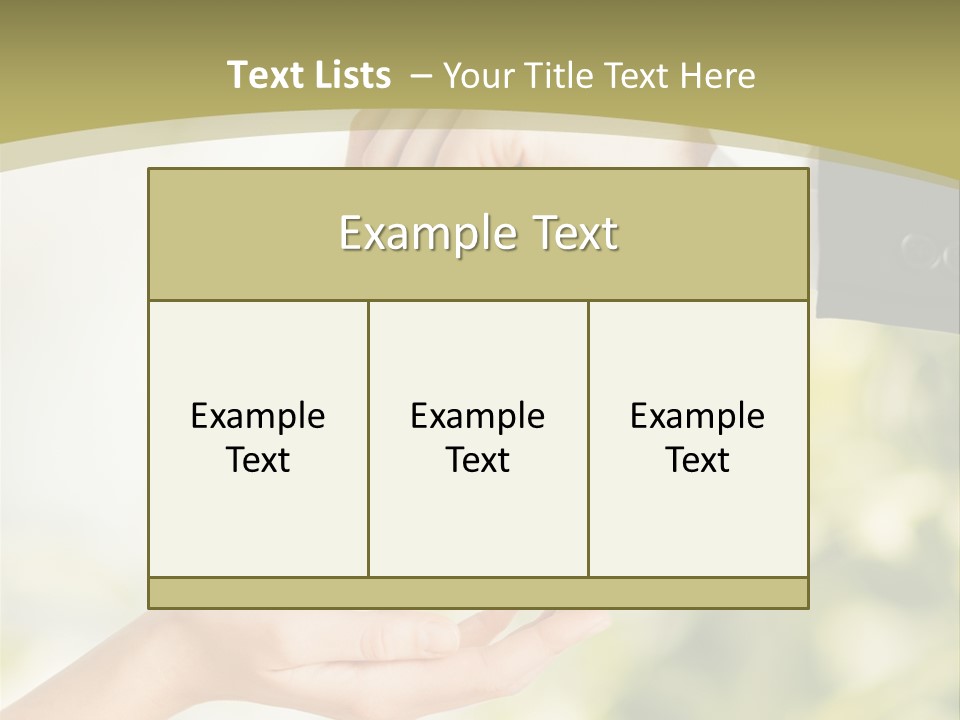 A Person Handing A Key To Another Person PowerPoint Template