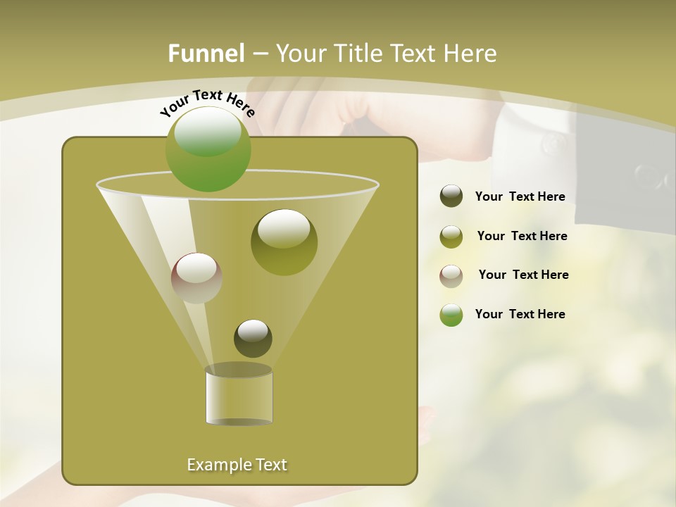 A Person Handing A Key To Another Person PowerPoint Template