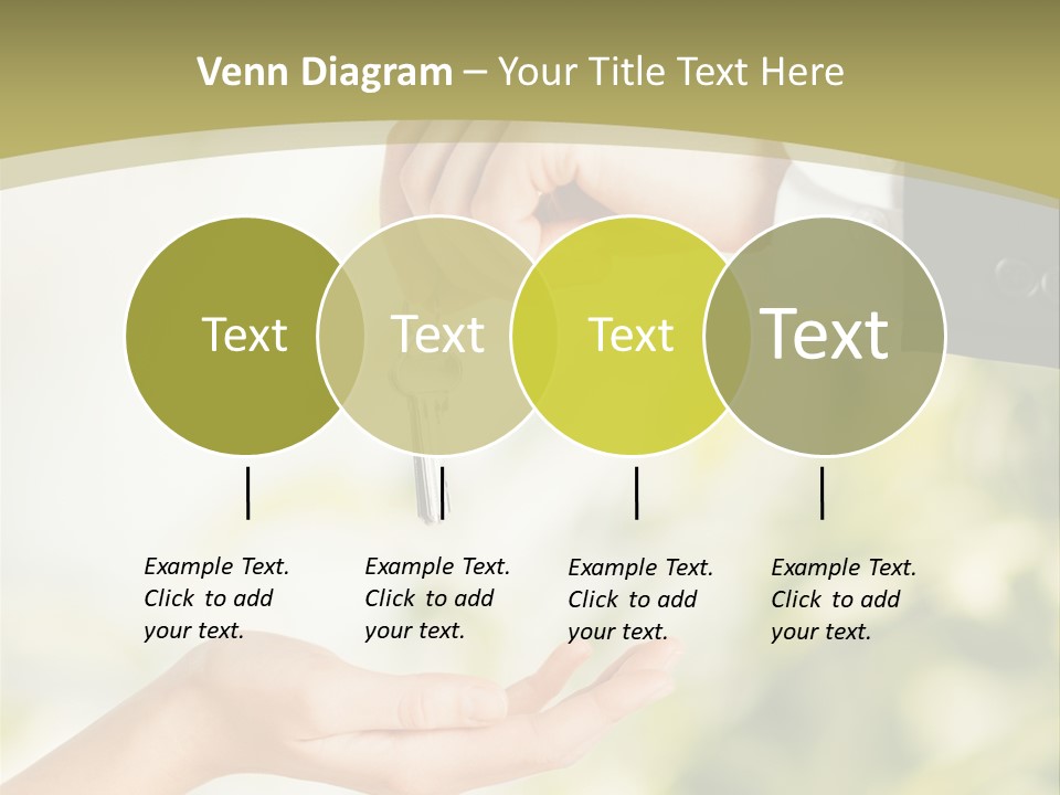 A Person Handing A Key To Another Person PowerPoint Template