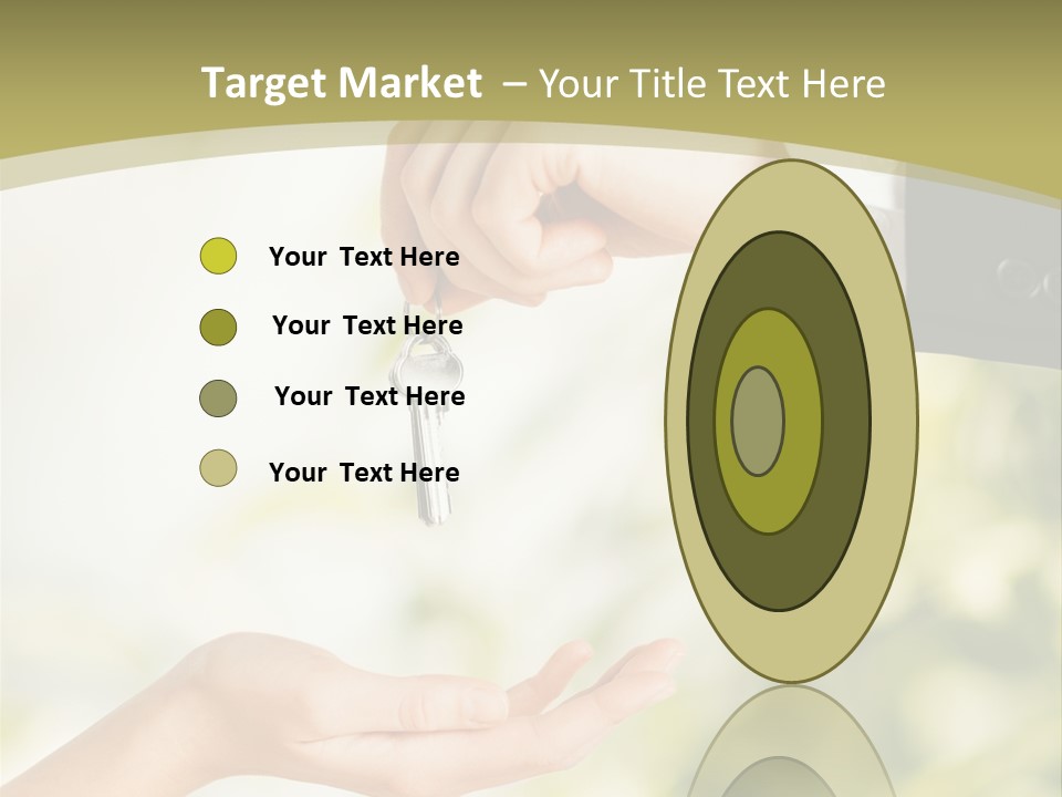 A Person Handing A Key To Another Person PowerPoint Template