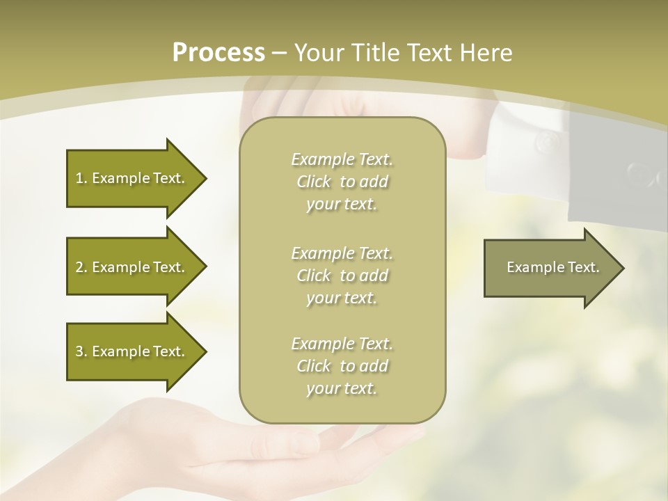 A Person Handing A Key To Another Person PowerPoint Template