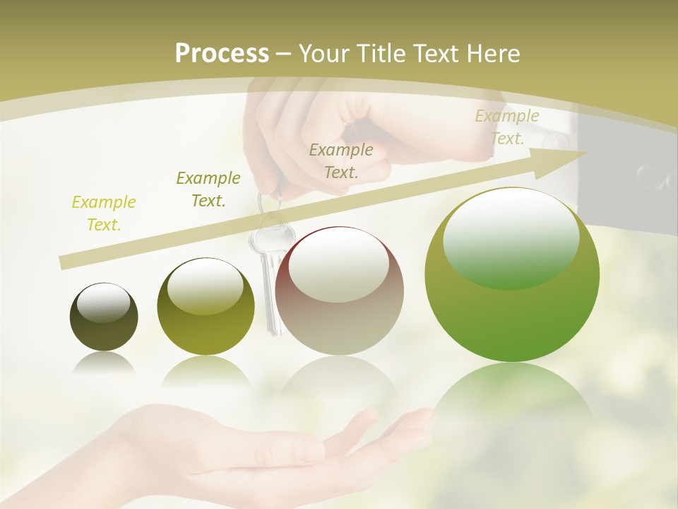 A Person Handing A Key To Another Person PowerPoint Template