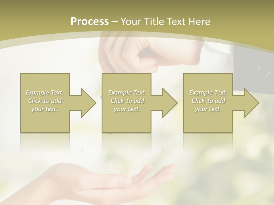A Person Handing A Key To Another Person PowerPoint Template