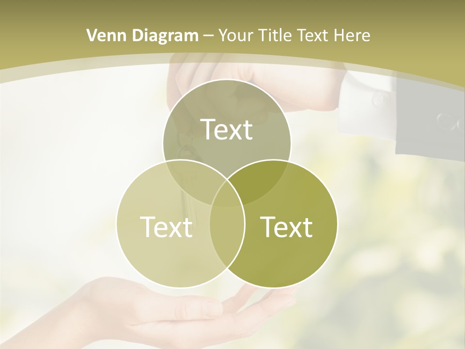 A Person Handing A Key To Another Person PowerPoint Template