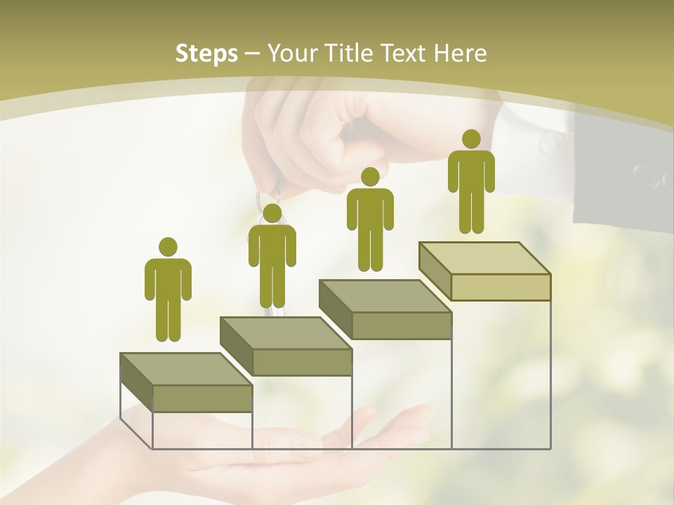 A Person Handing A Key To Another Person PowerPoint Template