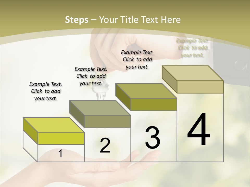 A Person Handing A Key To Another Person PowerPoint Template
