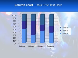 A Woman With Blonde Hair Is Posing For A Picture PowerPoint Template