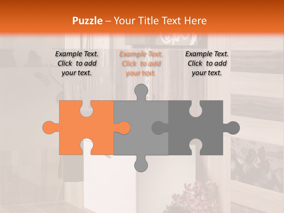 A Bath Room With A Sink A Mirror And A Shower PowerPoint Template