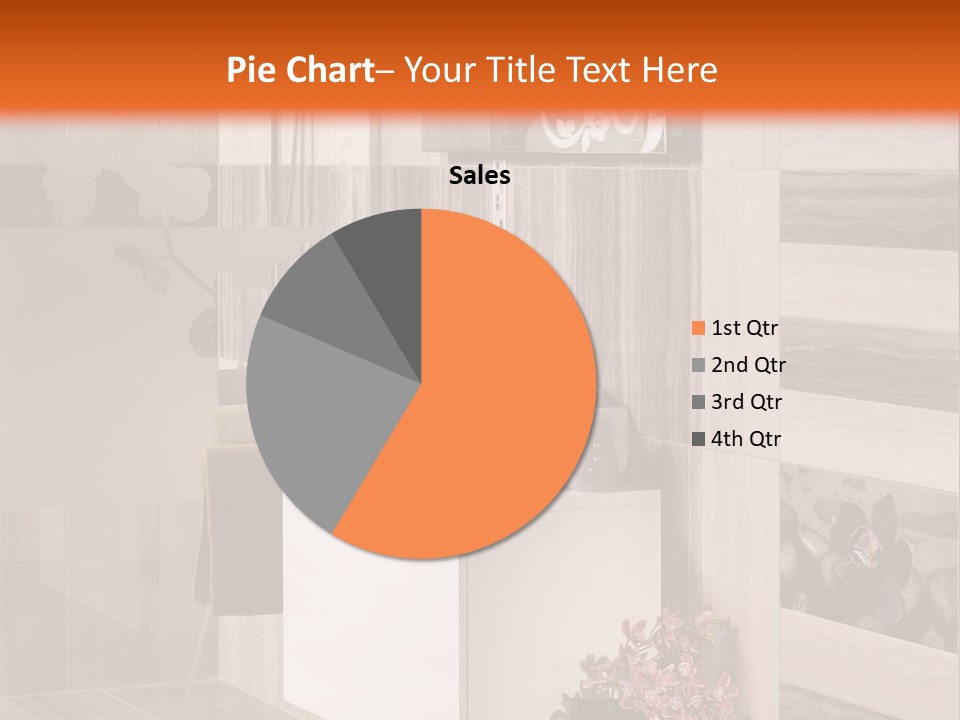 A Bath Room With A Sink A Mirror And A Shower PowerPoint Template