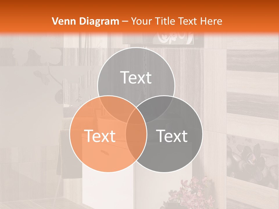 A Bath Room With A Sink A Mirror And A Shower PowerPoint Template