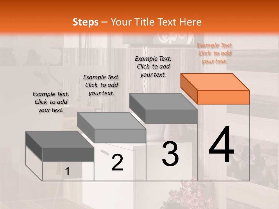 A Bath Room With A Sink A Mirror And A Shower PowerPoint Template