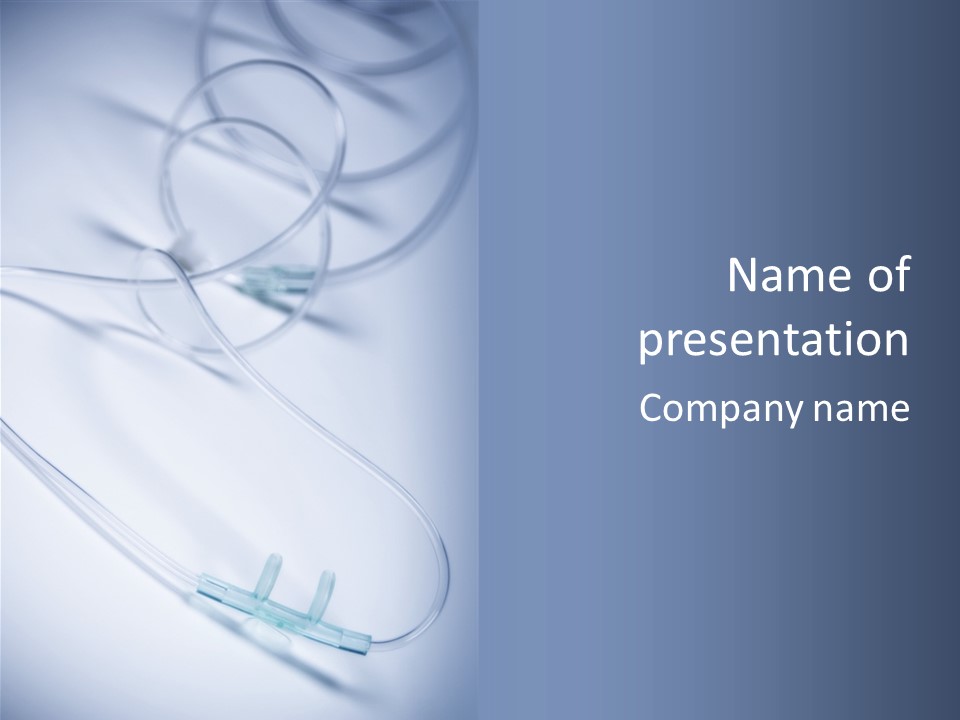 A Medical Powerpoint Presentation Is Shown PowerPoint Template