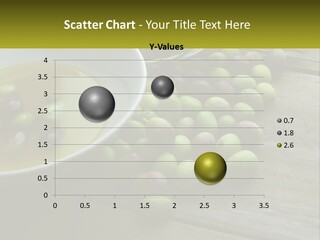 A Bowl Of Olives And Bread On A Table PowerPoint Template