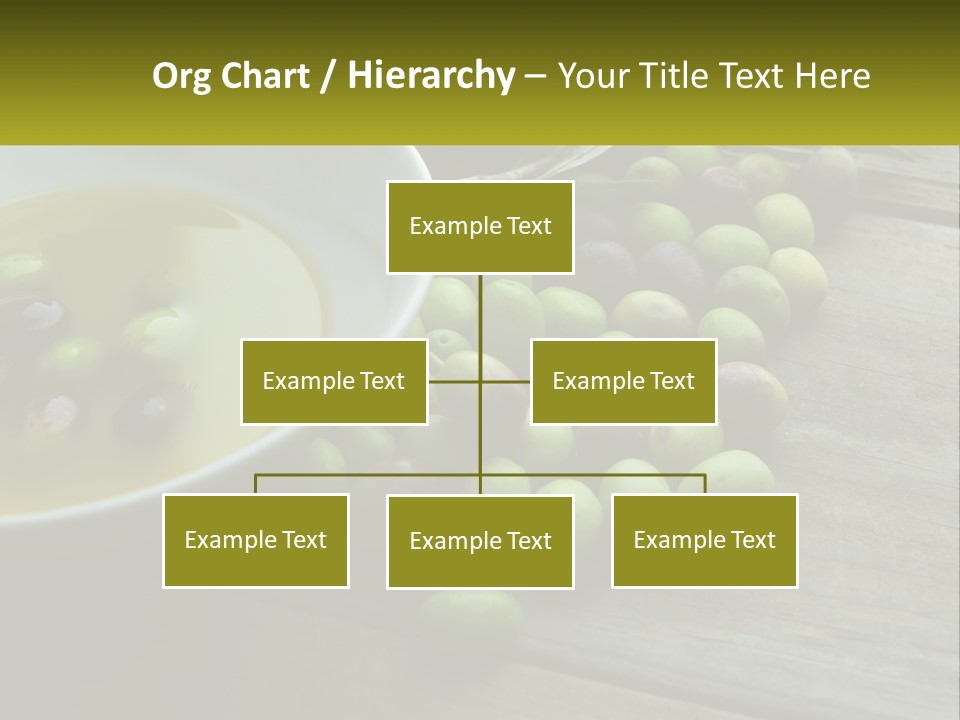 A Bowl Of Olives And Bread On A Table PowerPoint Template