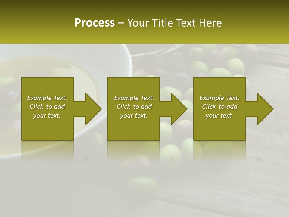 A Bowl Of Olives And Bread On A Table PowerPoint Template